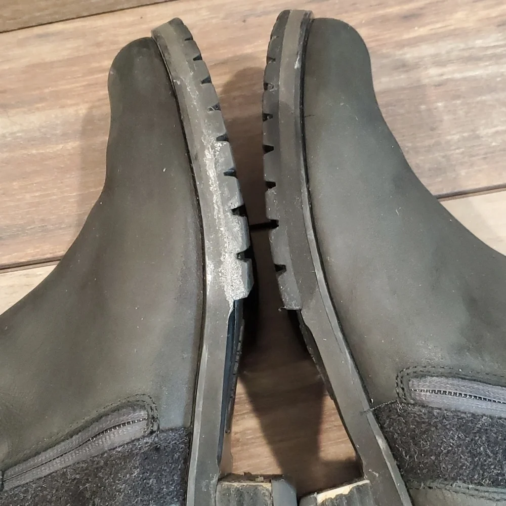 The North Face Women ankle boots leather shoes sz 10